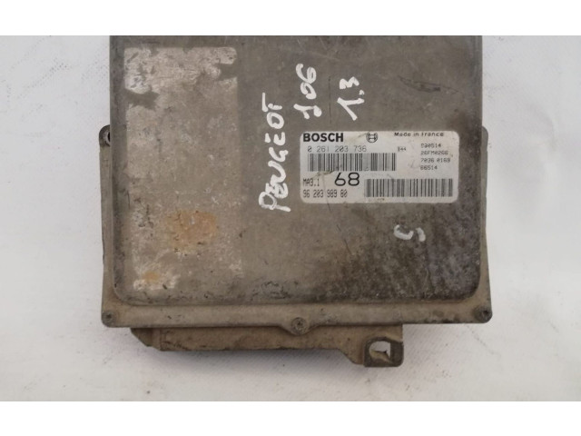 Řídící jednotka 0261203736, 0261203736   Peugeot 106 1996