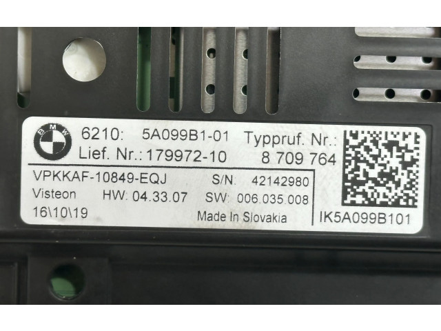 Přístrojová deska  BMW 1 F40 2019 8709764, 5A69538  