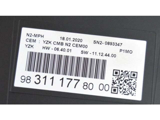 Панель приборов 769167680U, 9831117780   Opel Crossland X       