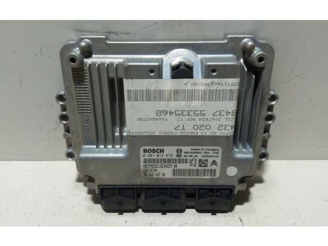 Řídící jednotka 9664843780   Peugeot 308 SW  2009