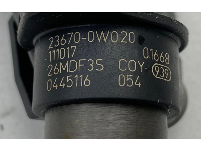 Vstřikovač 236700W020, 111017   Toyota Auris 150     