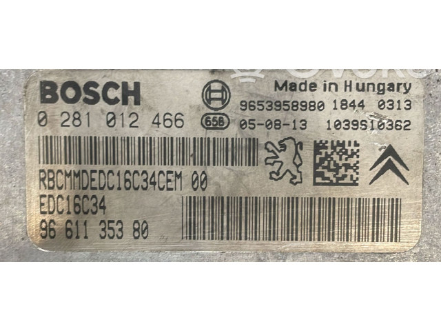 Řídící jednotka    Peugeot 207 2007