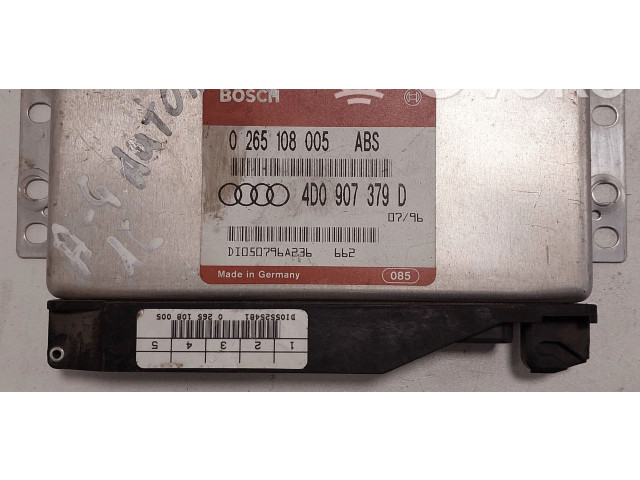 Блок управления АБС 0265108005, 4D0907379D   Audi A4 S4 B6 8E 8H