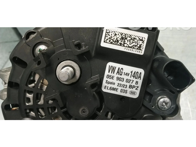Генератор 05E903027B, 05E903027BX   Volkswagen T-Cross      