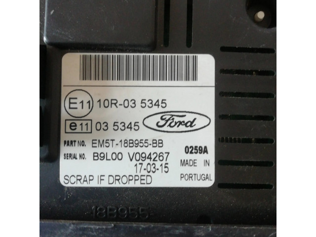 Дисплей    EM5T18B955BB, 10R035345   Ford Transit -  Tourneo Connect