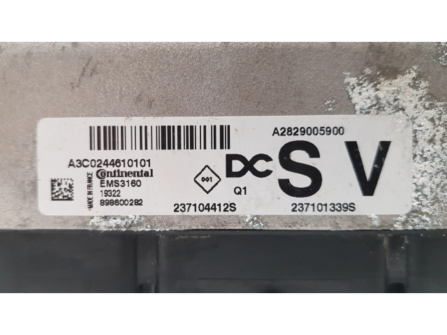 Řídící jednotka 237104412S, A2C10766802   Dacia Lodgy 2020