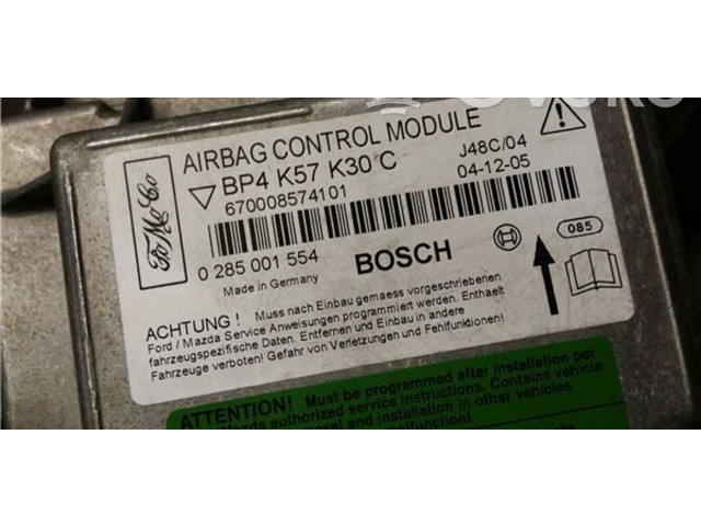 Блок управления надувных подушек BP4K57K30C, 0285001554   Mazda MX-3    