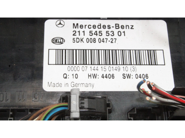 Блок предохранителей 2115455301   Mercedes-Benz CLS C219    