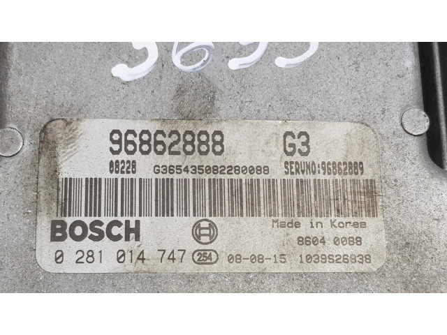 Řídící jednotka 0281014747, 96862888   Chevrolet Epica 2007