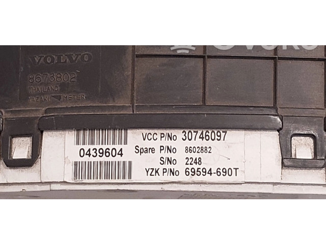 Přístrojová deska  Volvo V70 2007 30746097, 69594690T  