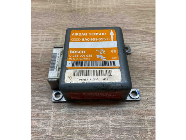 Блок подушек безопасности 8A0959655C, 0285001038   Audi A4 S4 B5 8D