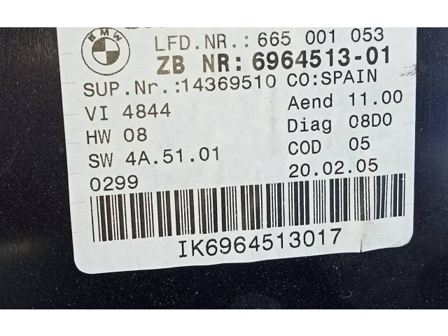 Přístrojová deska  BMW 3 E46 2005 696451301, 665001053  