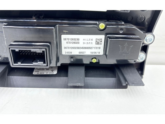 Блок управления климат-контролем 670126323, 06701263230   Maserati Ghibli