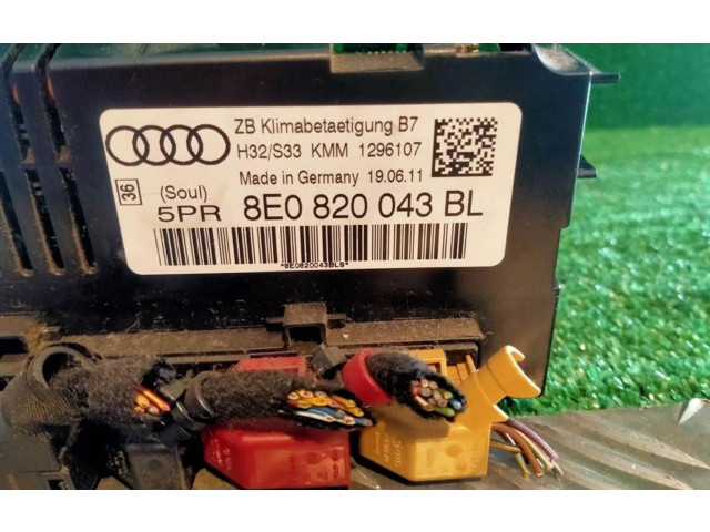 Блок управления климат-контролем 8E0820043BL   Seat Exeo (3R)