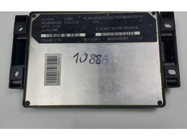 Řídící jednotka R04080034B, 9650359580   Peugeot Partner 2005