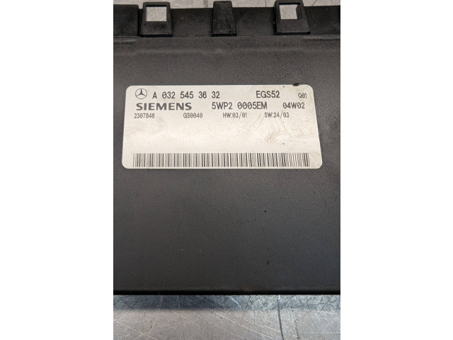 Блок управления коробкой передач A0325453632   Mercedes-Benz C W203