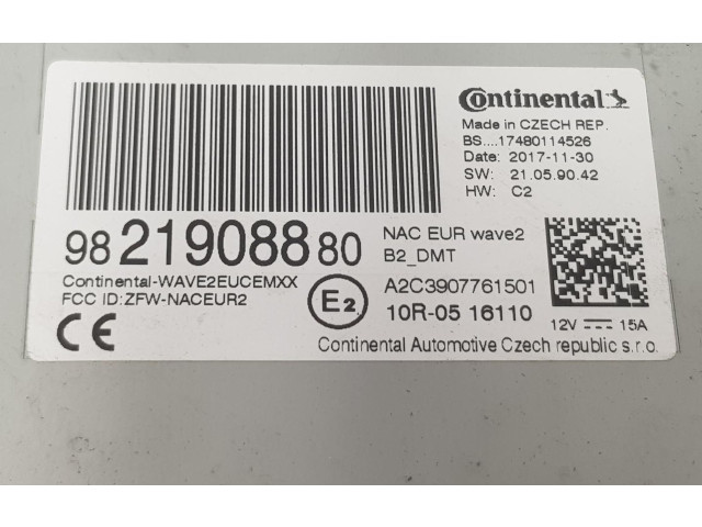 Блок управления двигателя 9821908880, 9821908880   Citroen SpaceTourer M
