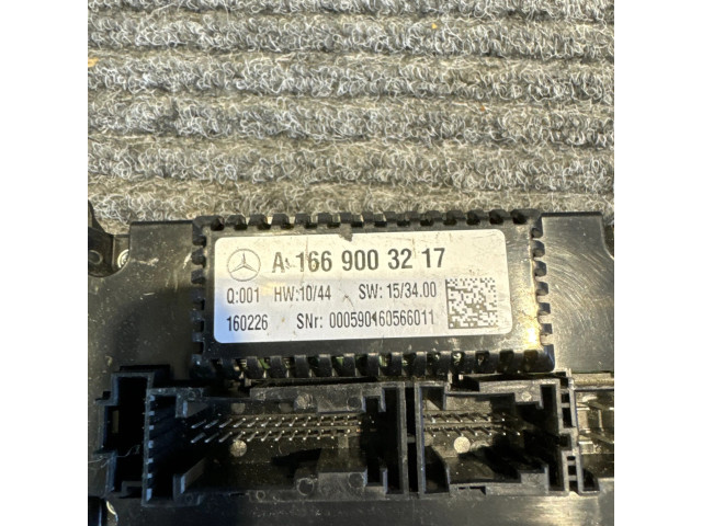 Блок управления климат-контролем A1669003217, 160226   MercedesBenz GLE (W166 - C292)