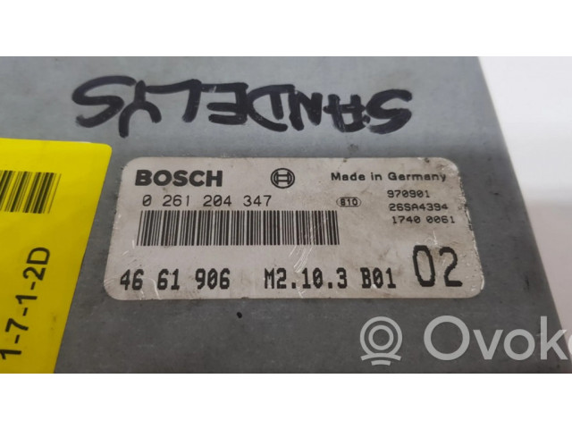 Řídící jednotka 0261204347, 4661906   Saab 9-3 Ver2 2003