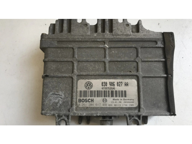 Блок управления двигателя 030906027AA, 0261204617   Volkswagen Polo III 6N 6N2 6NF