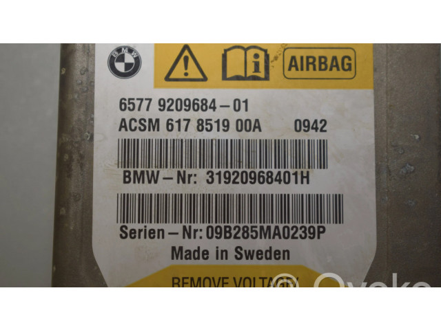 Блок подушек безопасности 9209684, 9266328   BMW 5 GT F07