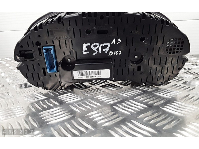 Pojistková skříňka Спидометр (приборный щиток) 8P0920983   Audi A3 S3 A3 Sportback 8P 2011