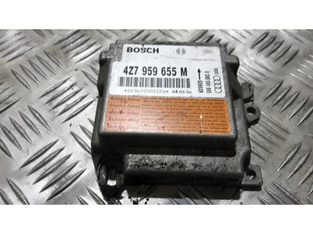 Блок подушек безопасности 4z7959655m, 0285001695   Audi A6 S6 C5 4B