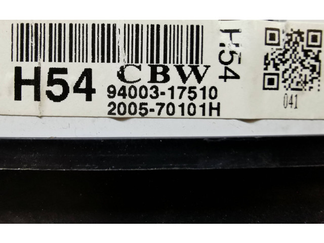 Панель приборов 94003-17510   Hyundai Matrix       