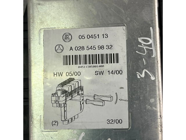   Pojistková skříňka A0285459832, 05045113   Mercede-Benz S W220 2001