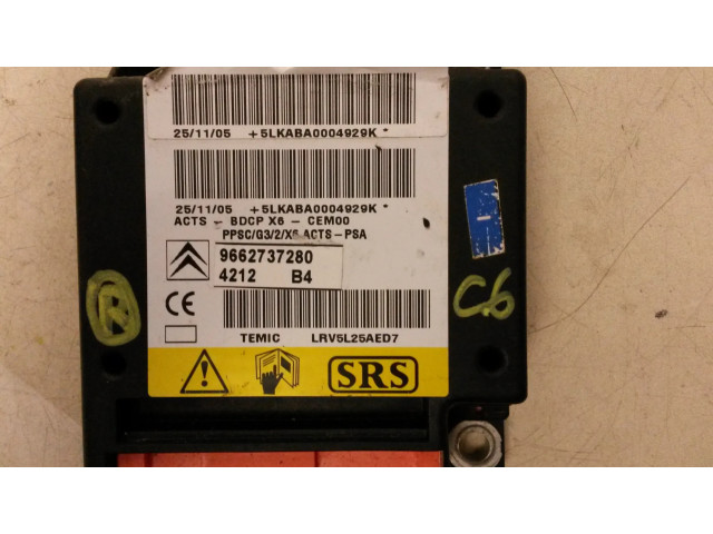 Блок подушек безопасности 9662737280   Citroen C6
