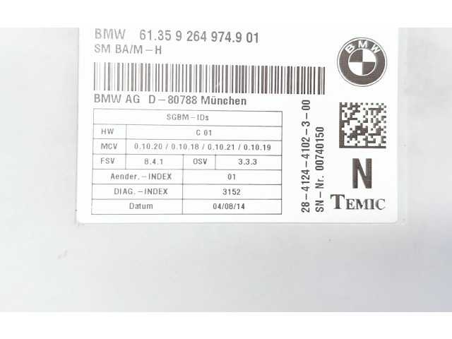 Řídící jednotka 9264974, 61359264974901   BMW X1 E84 2015