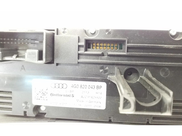 Блок управления климат-контролем 4G0820043BP   Audi A6 S6 C7 4G