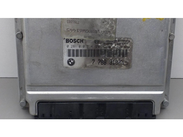 Řídící jednotka 0281010314, 7788310   BMW 5 E39 2002