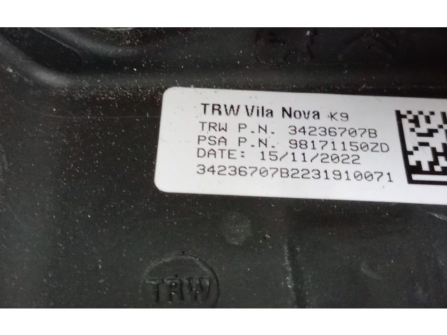 Volant Peugeot Rifter 2022 98171150ZD  