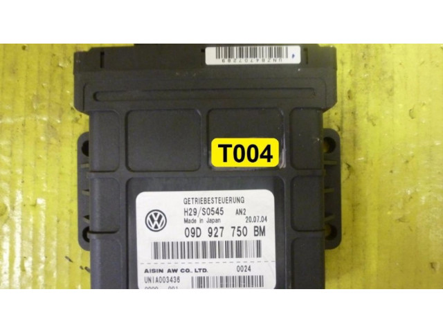 Блок управления коробкой передач 09D927750BM, T004   Volkswagen Touareg I