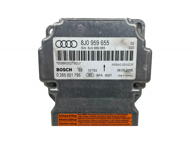 Блок подушек безопасности 8J0959655, 0285001795   Audi TT TTS Mk2