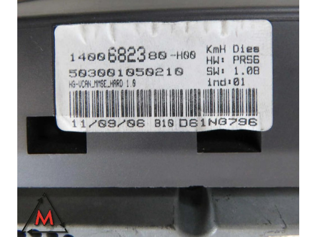 Přístrojová deska  Peugeot 807 2006 1400682380-H00, 9661511680  