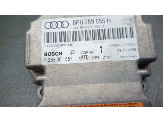 Блок подушек безопасности 8P0959655H, 0285001857   Audi A3 S3 8P