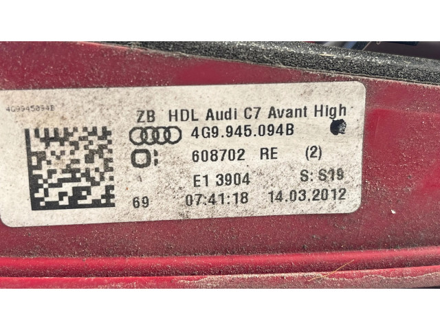 Задний фонарь правый 4G9945094B, E13904    Audi A6 Allroad C7   2012-2016 года