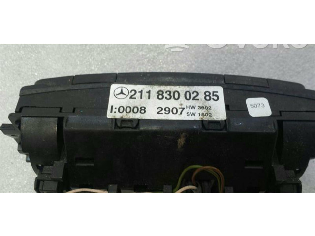 Блок управления климат-контролем A2118300285   Mercedes-Benz E W211