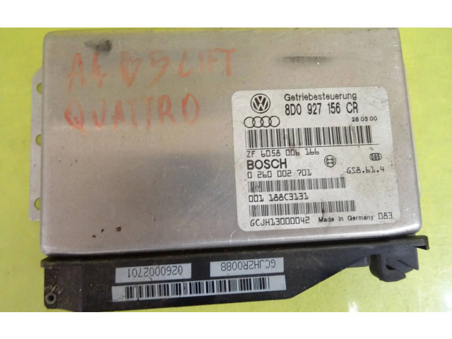 Блок управления коробкой передач 8D0927156CR, 0260002701   Audi A4 S4 B5 8D