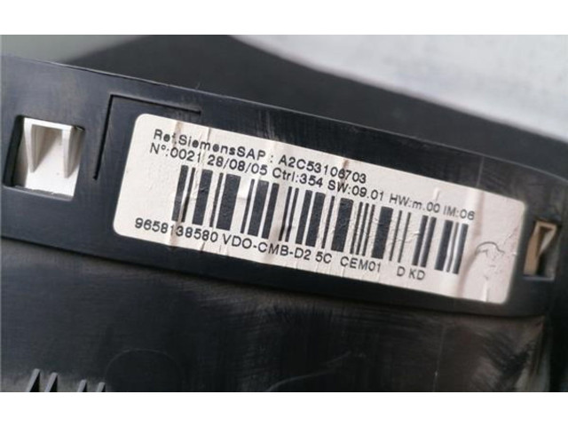 Přístrojová deska  Peugeot 407 2005 9658138580, A2C53106703  