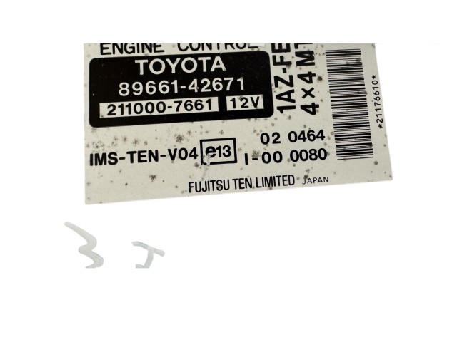 Píst 8966142671, 2110007661   Toyota RAV 4 (XA20)     