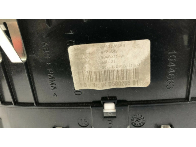 Přístrojová deska  BMW 3 E92 E93 2009 9340031, K3525  