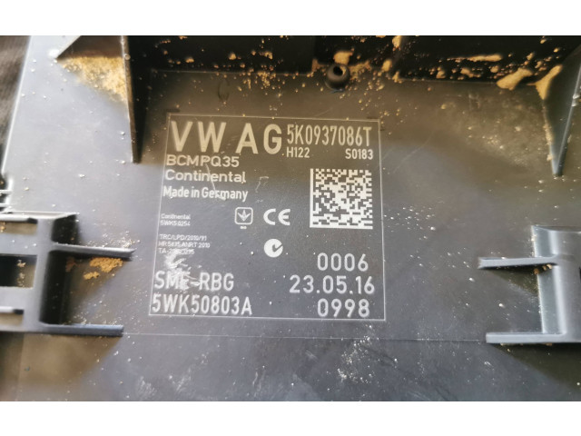 Блок комфорта 5K0937086T, 5WK50803A   Volkswagen Sharan   