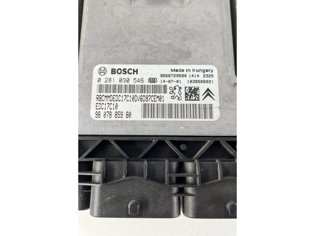 Řídící jednotka 0281030546, 0281030546   Peugeot 2008 I 2015