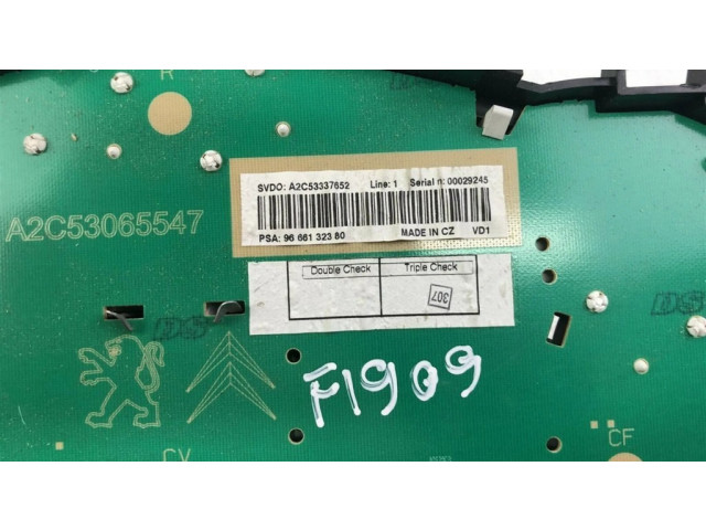 Přístrojová deska  Peugeot 207 2008 9666132380, F1909  