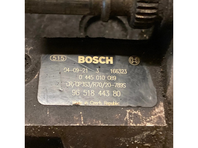 Vstřikovací čerpadlo 9651844380, 0445010089   Peugeot 308  pro naftový motor 1.6  
