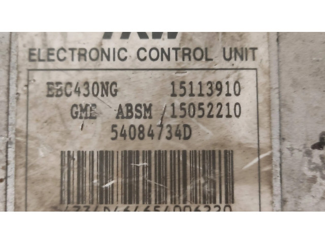 Jednotka ABS 15113910, 15052210   Saab 9-3 Ver2 2007