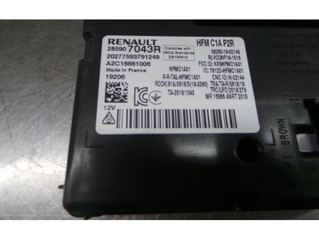 Блок комфорта 285907043R, 20277593791249   Renault Captur II   